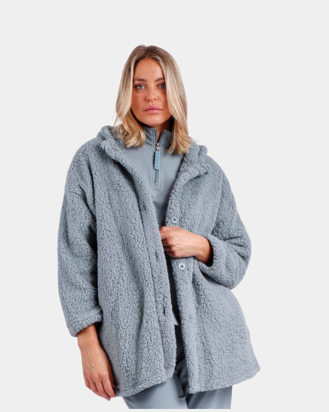 robe polar mulher capuz admas home comfort home oceano