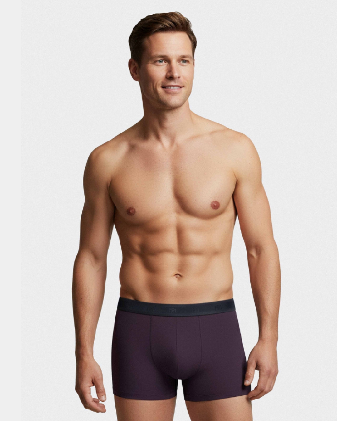 Boxer Impetus para homem bordeaux vista frontal