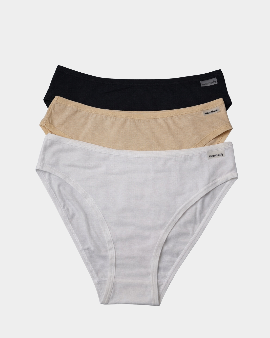 Pack 3 Cuecas Bikini Algodão