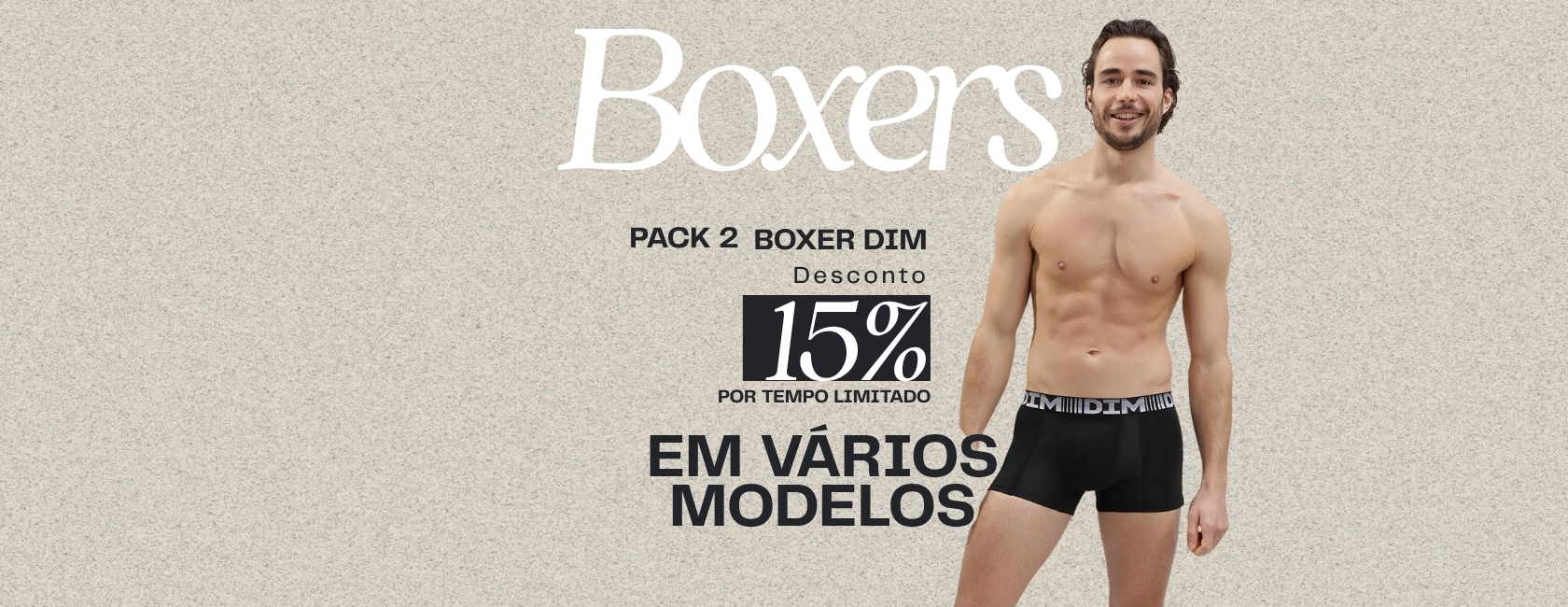 Promoção Pack Dim 2 Boxers