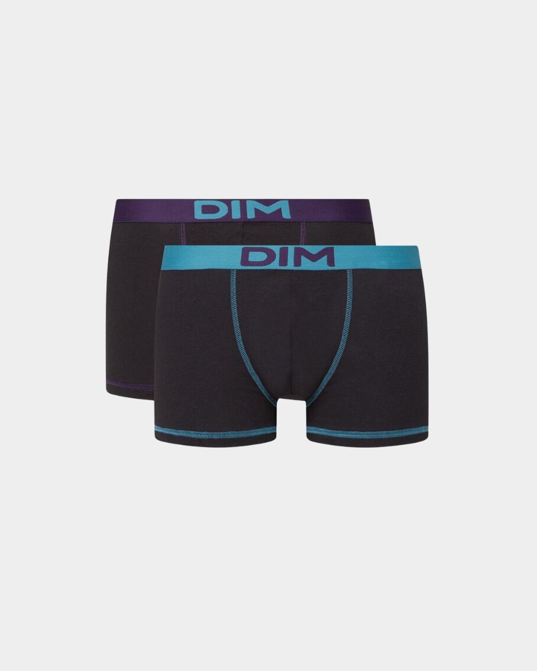 boxer homem dim ultra confort preto cos violeta frente