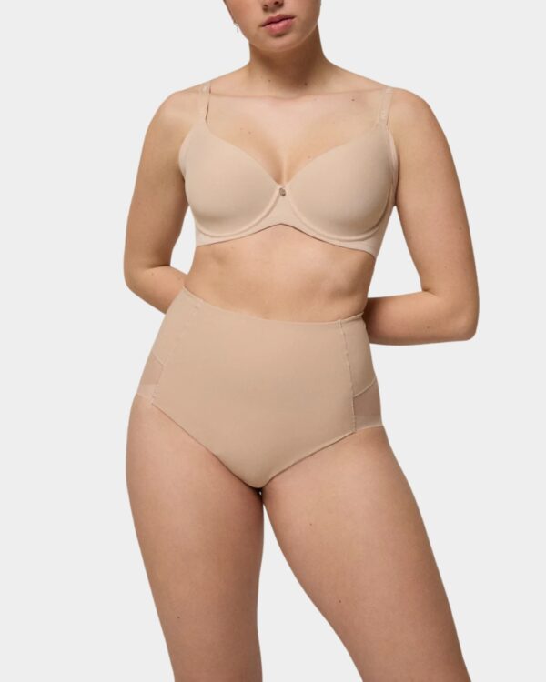 cueca modeladora alta tule mulher ysabel mora pele frente