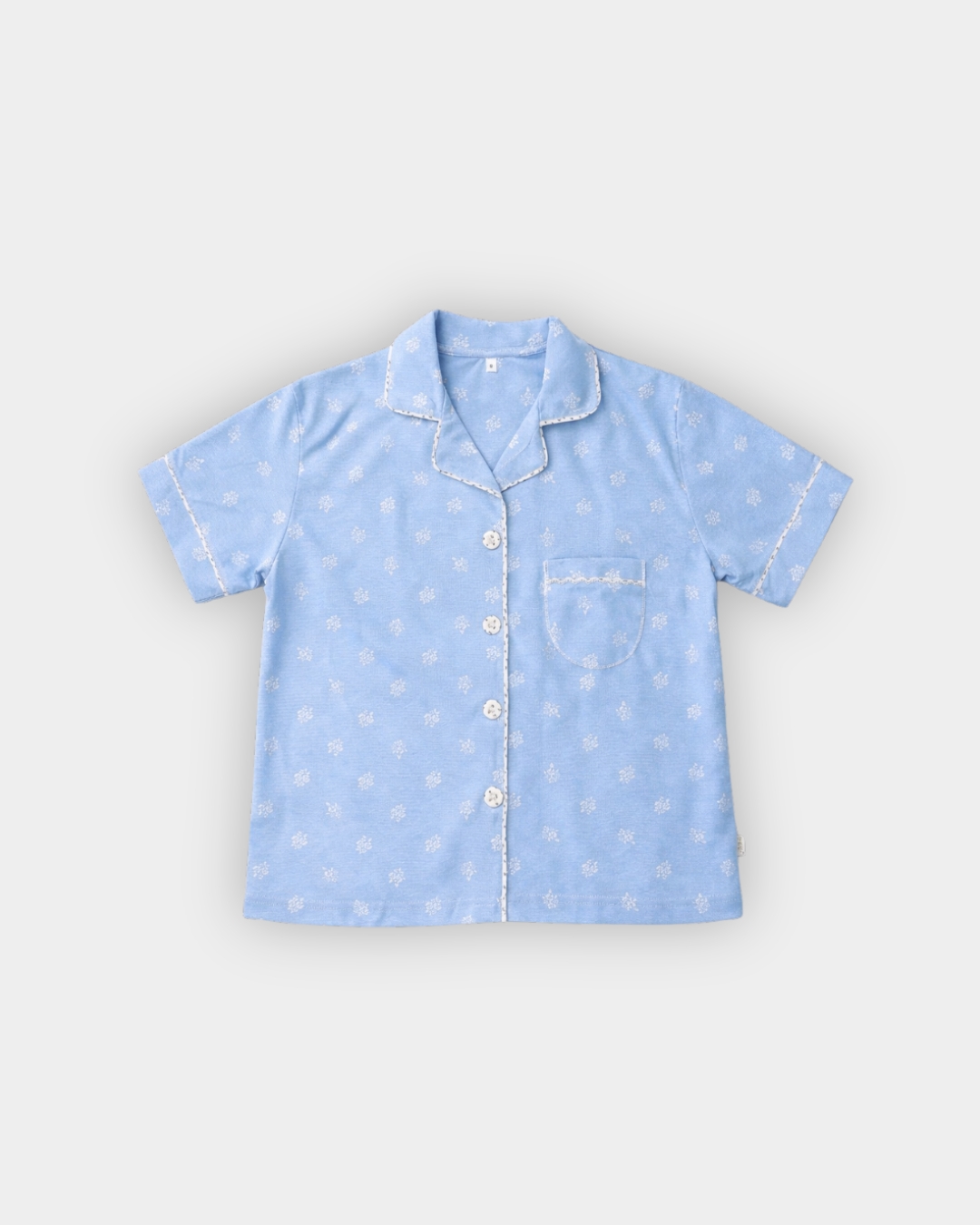 pijama-mulher-algodao-floral-azul-verao-sari-camisola