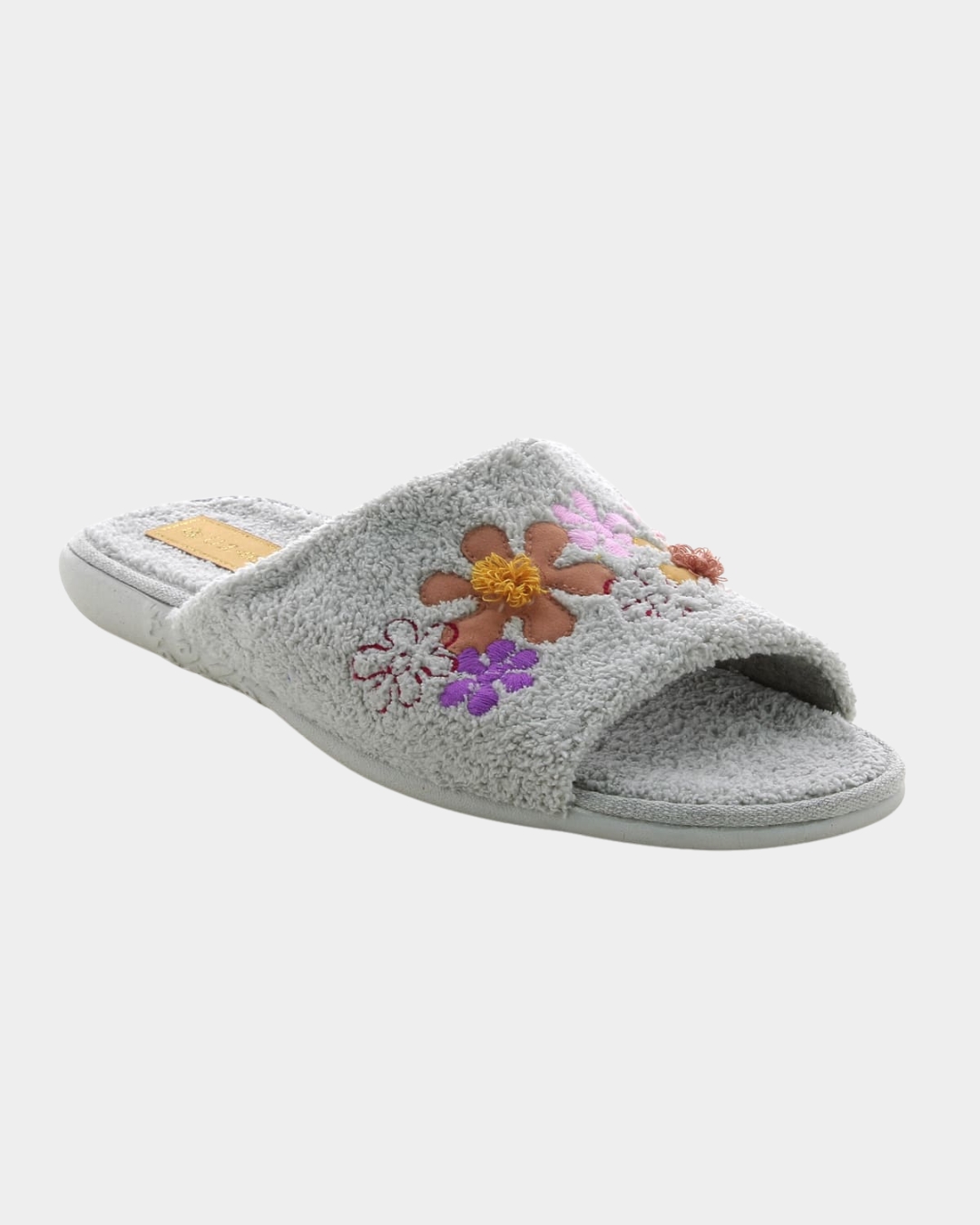 Chinelo de Quarto Charca Felpo Cinza - Image 2