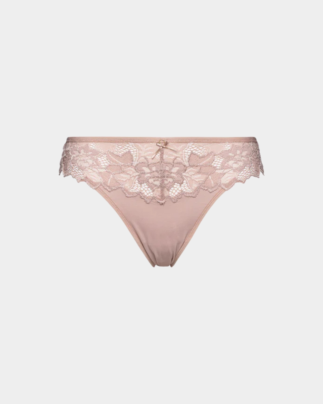 Slip Midi Sans Complexe Arum Prima Renda Floral Bege - Image 3