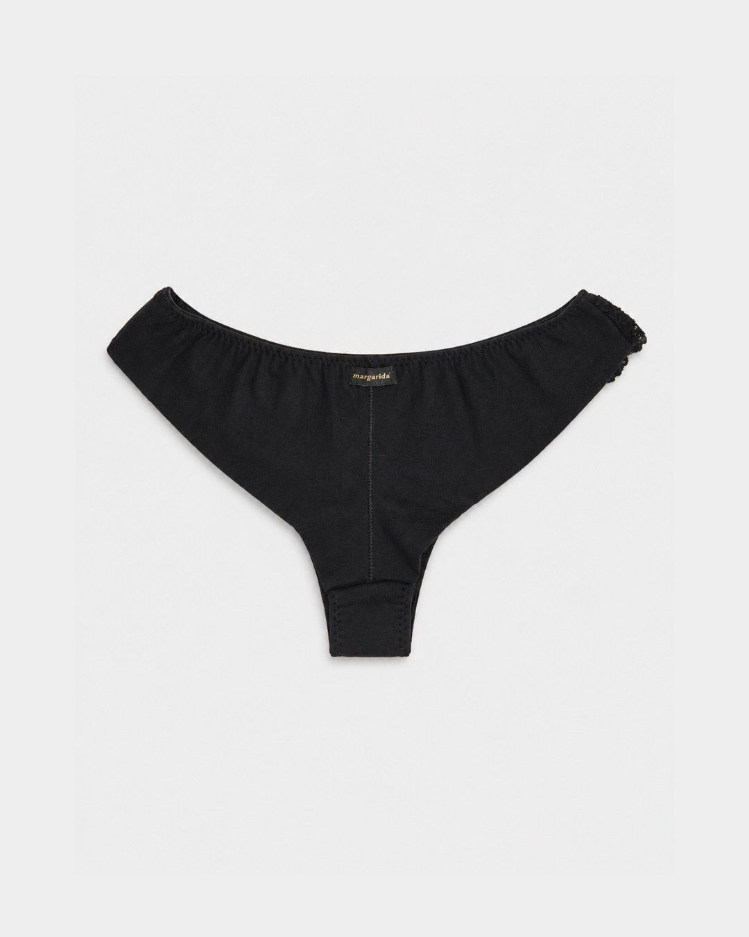 cueca brasiliana preto Algodão mulher