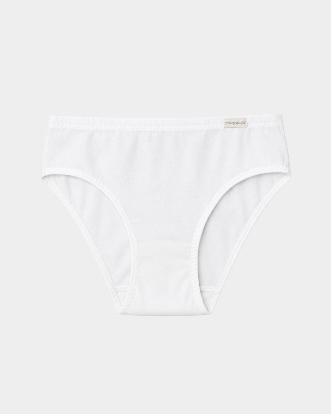 cueca slip midi algodao margarida lisa branca