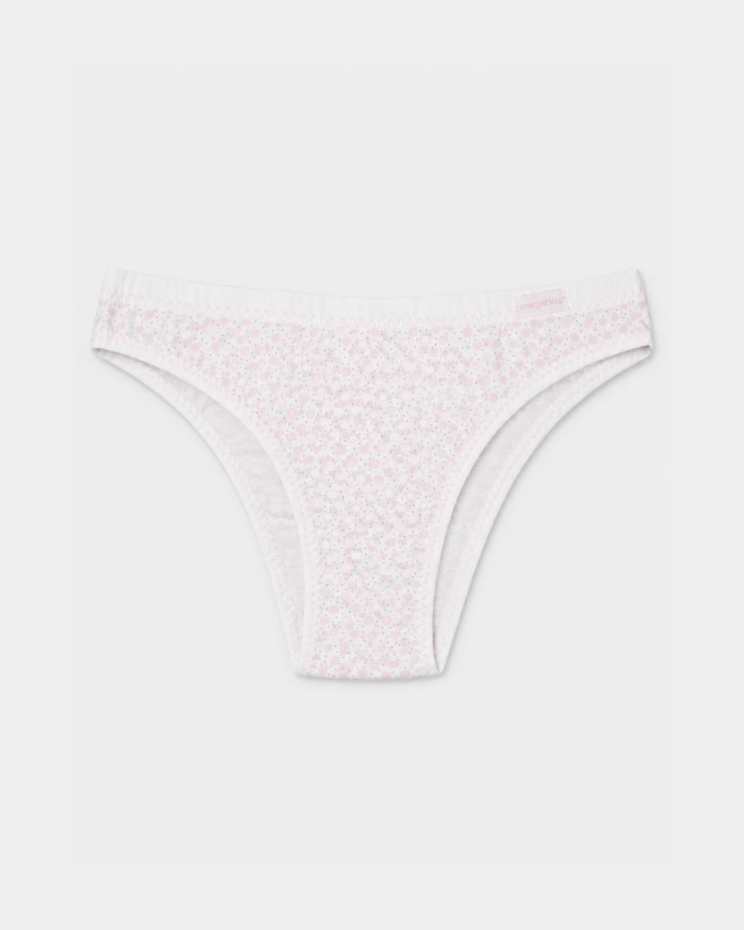cueca asa delta algodao margarida estrelas rosa