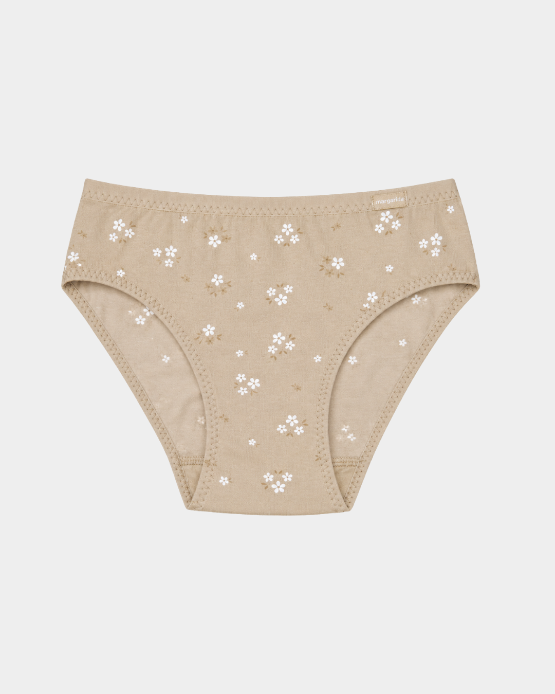 cueca slip midi algodao margarida flores pele
