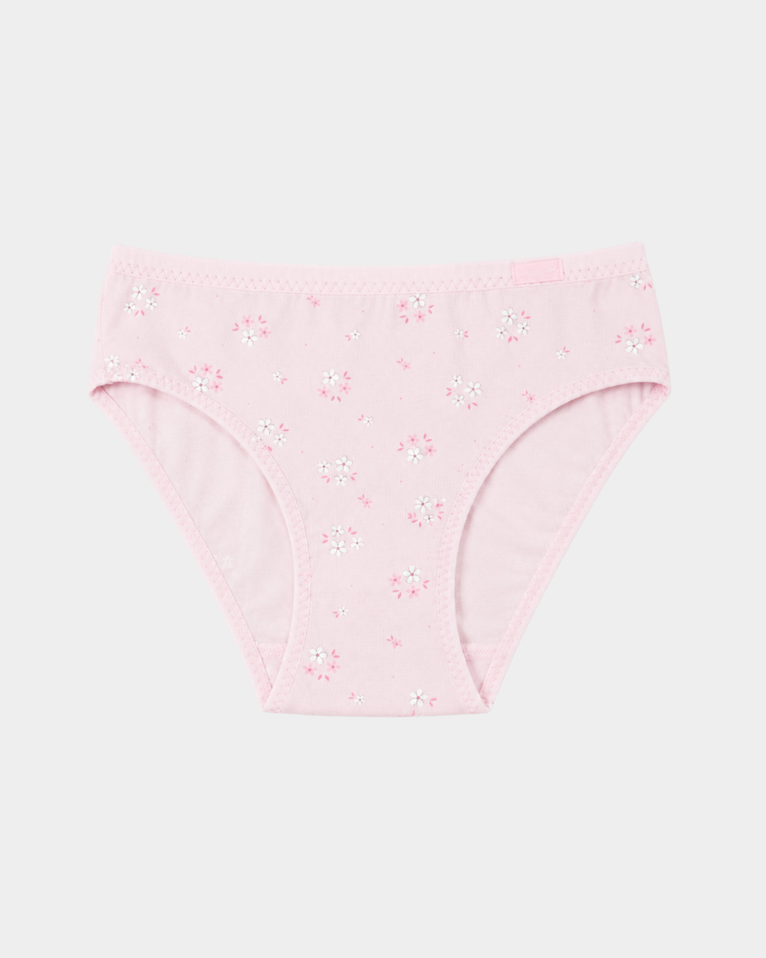 cueca slip midi algodao margarida flores rosa