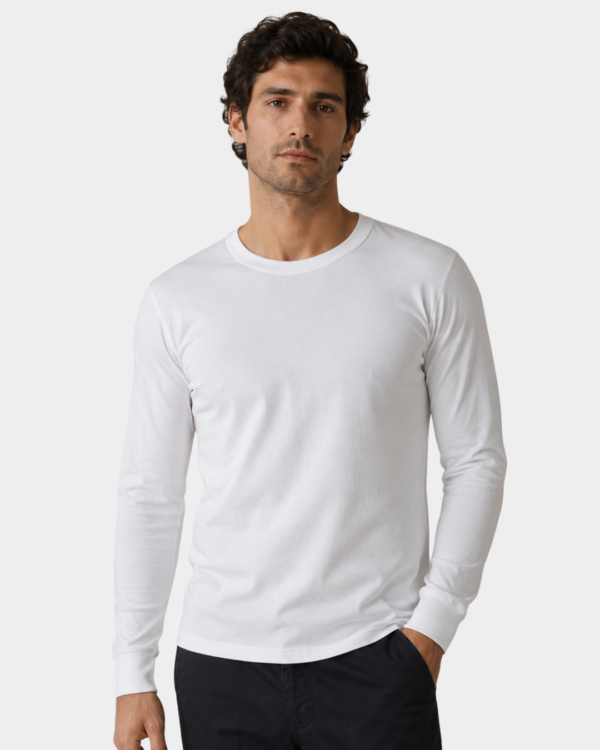 Camisola Interior Homem Cardada Manga Comprida MC