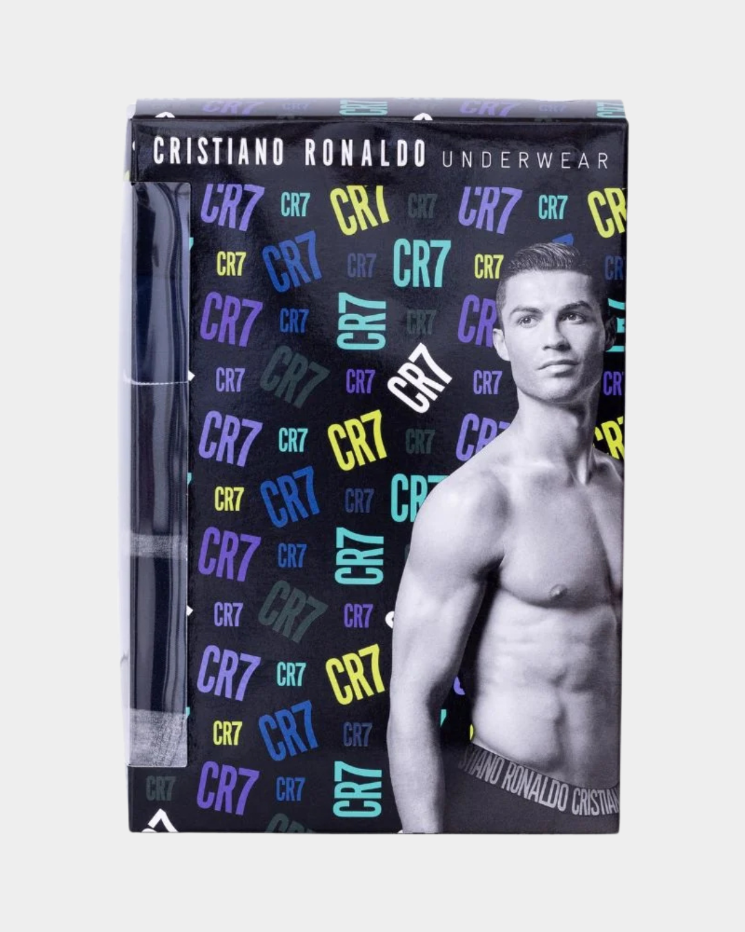 Boxers Homem Pack 3 CR7 Underwear Azul Turquesa, Azulão, Preto - Image 5