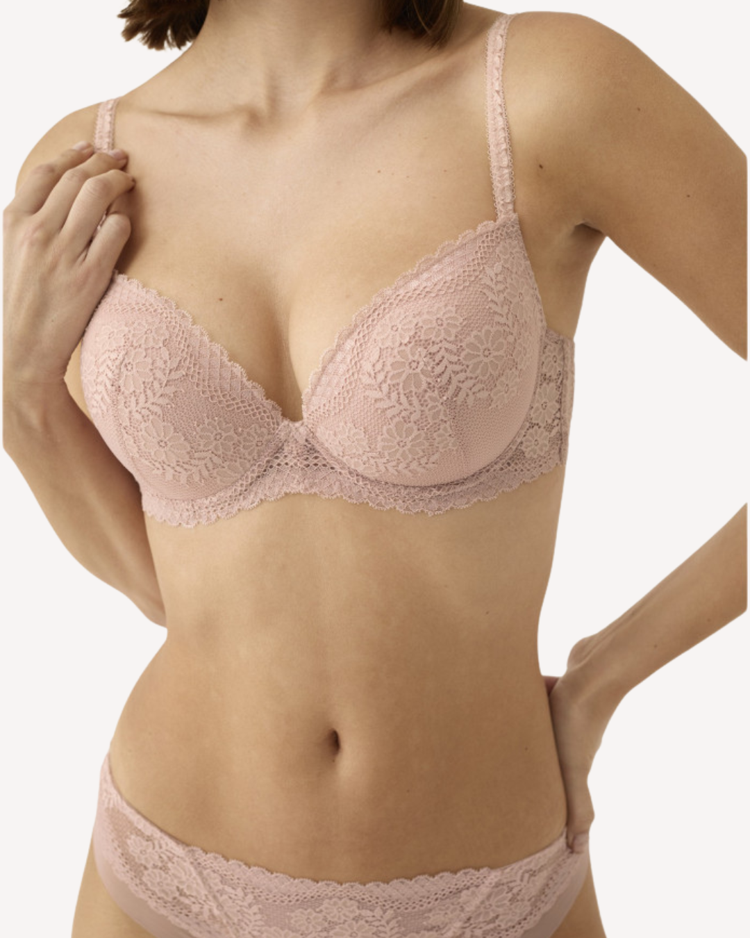 Conjunto Lingerie Promise Karina Rosa - Image 3