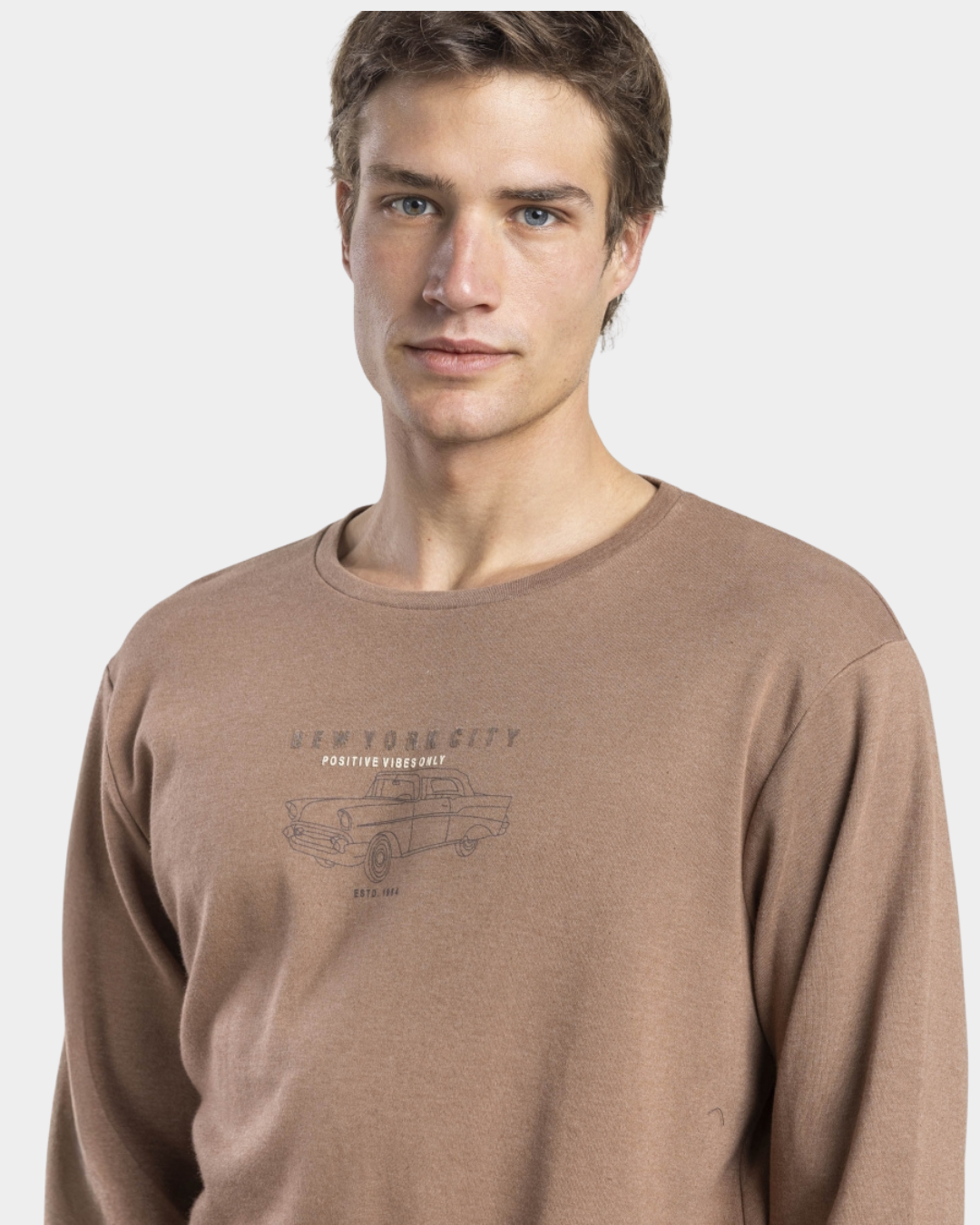 Pijama Homem Admas Brown New York Center - Image 2