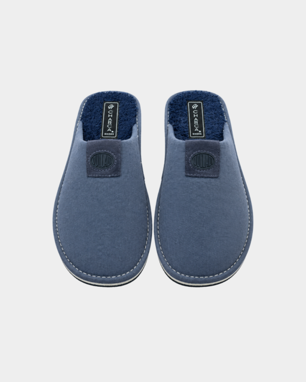 Chinelo Homem Charca Felpo Azul