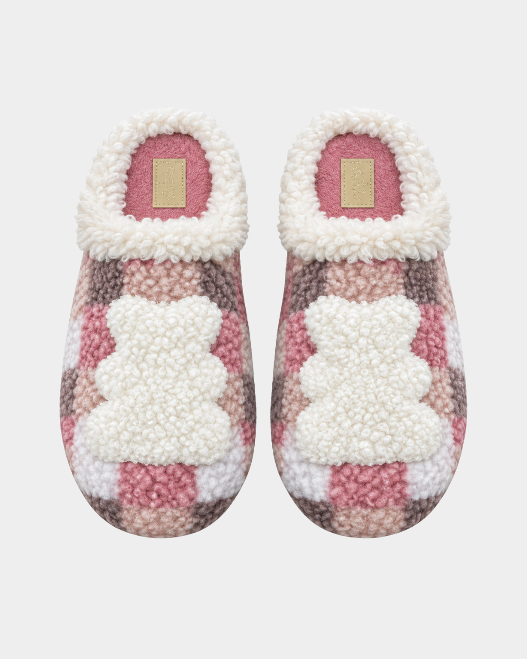 Chinelo Mulher Charca Efeito Peluche Salmão
